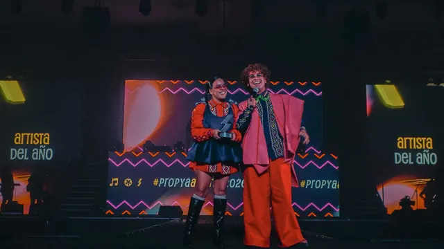 Entrega del premio Artista del Año